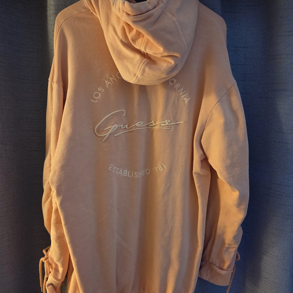 Guess Peach Hoodie with Embroidered Logo - Picture 10 of 15